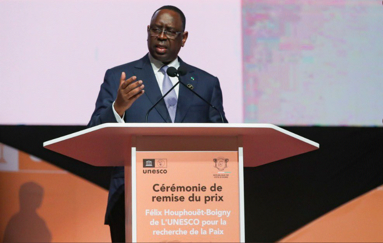 Prix Houphouët Boigny Unesco : Macky Sall représente le parrain Abdou Diouf à Yamoussoukro