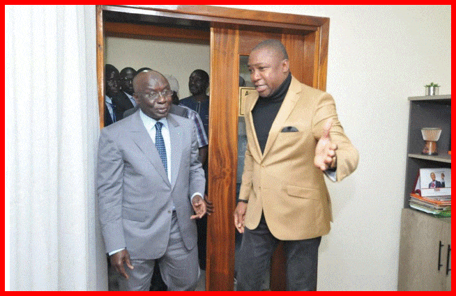 Dr Cheikh Diallo reçoit Idrissa Seck, candidat à la présidentielle de 2024
