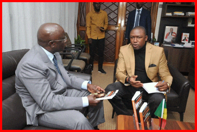 Dr Cheikh Diallo reçoit Idrissa Seck, candidat à la présidentielle de 2024