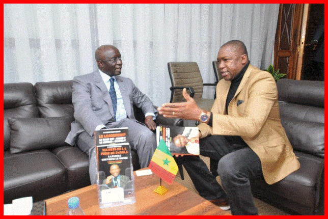 Dr Cheikh Diallo reçoit Idrissa Seck, candidat à la présidentielle de 2024