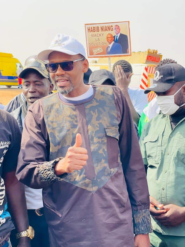 Thies : Les premières images de Habib Niang et ses militants pour l'accueil du Président Macky Sall