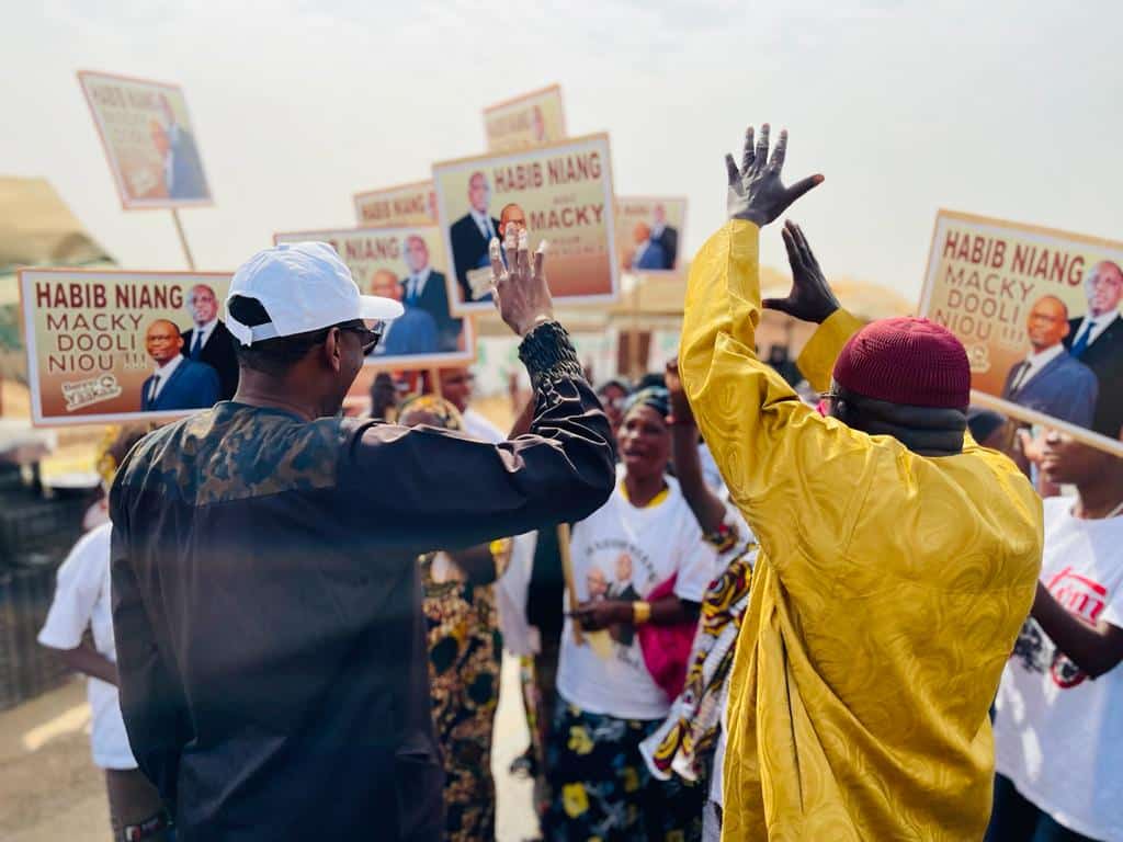 Thies : Les premières images de Habib Niang et ses militants pour l'accueil du Président Macky Sall