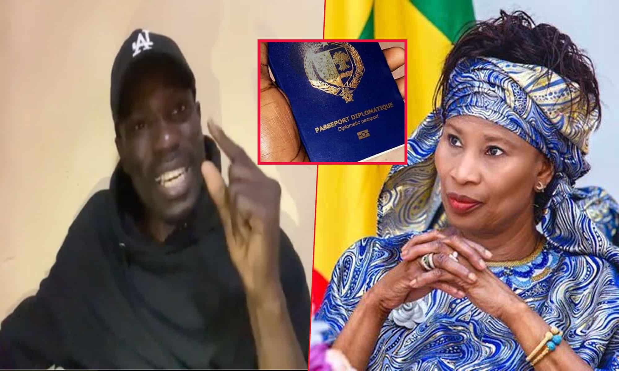 Vidéo - Son passeport diplomatique retiré ? Kaliphone en colère et solde ses comptes avec Aïssata Tall Sall