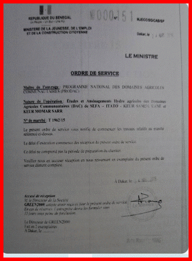 Birahim Seck : "L'Ordre de service signé par Mame Mbaye Niang a..."