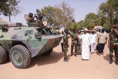 Thies : Visite de Macky Sall au camp militaire Général Joseph Louis Tavarez Da Souza