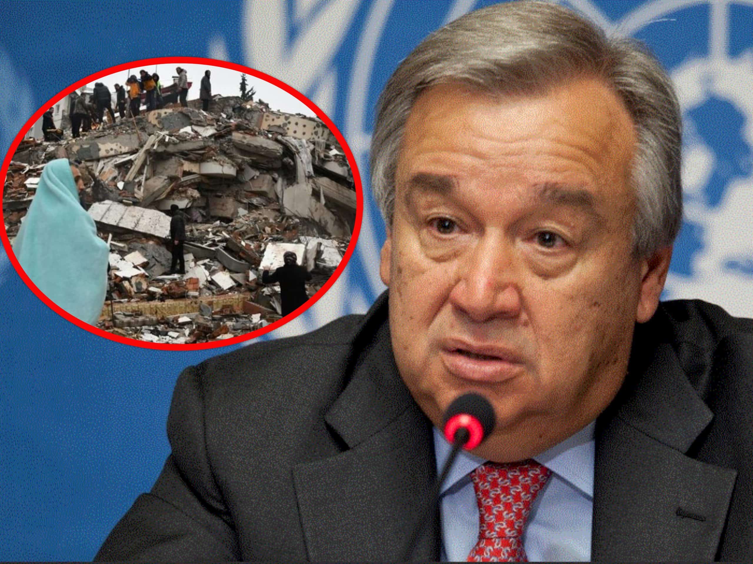 Séisme en Turquie et en Syrie : António Guterres "profondément attristé"
