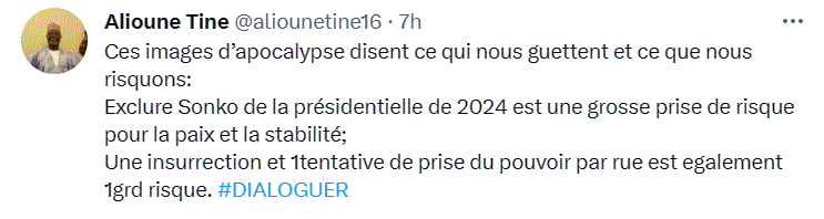 Présidentielle 2024 : "Exclure Sonko, une grosse prise de risque pour la paix..." (Alioune Tine)