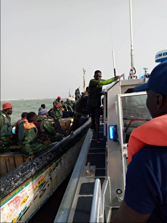 Fleuve Sénégal : La vedette "Abdoulaye Thiam" sauve quatre pêcheurs après le chavirement de leur pirogue
