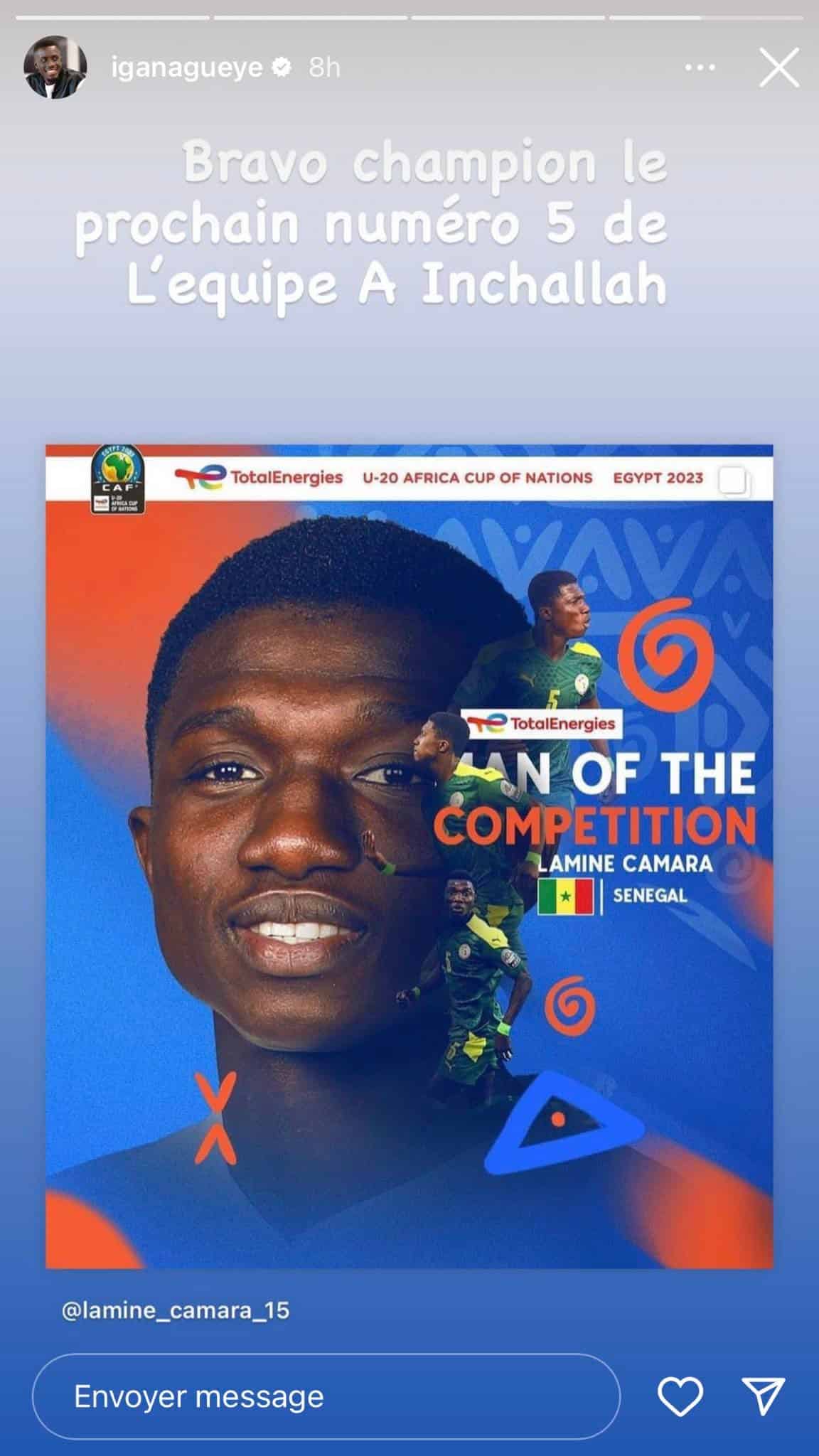 Equipe Nationale : Gana Gueye désigne son propre successeur parmi les Lionceaux U20