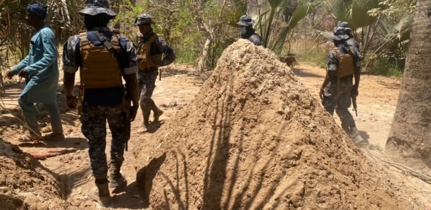 Saraya : La gendarmerie démantèle un site d’orpaillage clandestin à  Fadougou