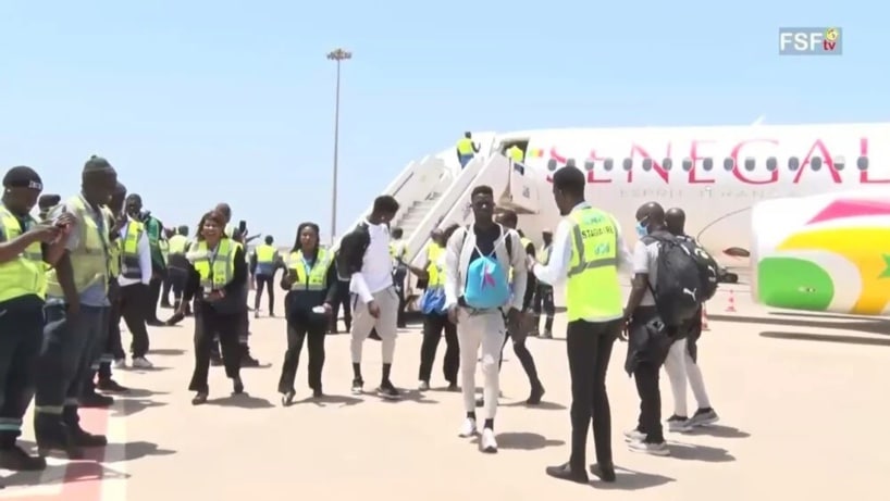 CAN U20 : les champions d’Afrique sont arrivés à Dakar