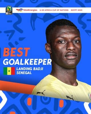 Landing Badji est désigné meilleur gardien des phases de groupe