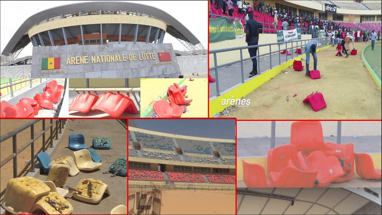 Vidéo - Saccage de l'arène nationale : les terribles images des dégâts