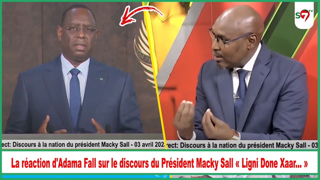 (Vidéo) La réaction d'Adama Fall sur le discours du Président Macky Sall « Ligni Done Xaar... »