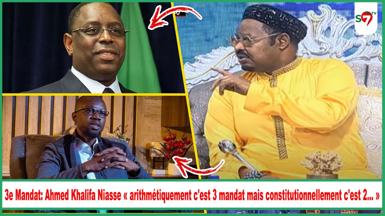 (Vidéo) (Vidéo) 3e Mandat: Ahmed Khalifa Niasse arithmétiquement c'est 3 mandat mais constitutionnellement c'est 2...