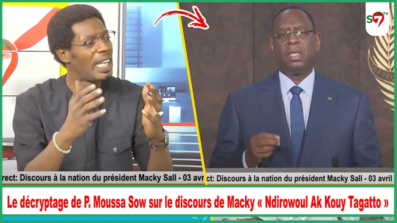 (Vidéo) Le décryptage de Pape Moussa Sow sur le discours de Macky "Ndirowoul Ak Kouy Tagatto"