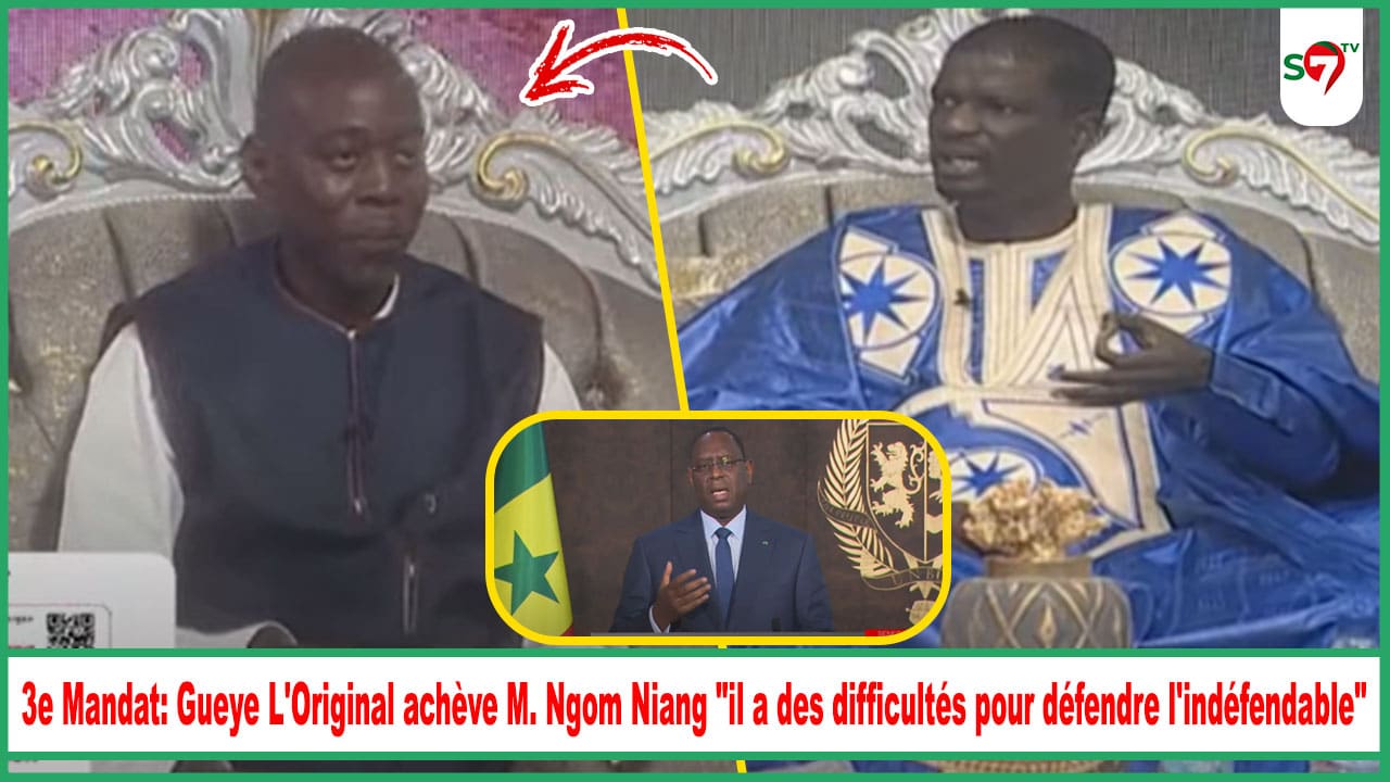 (Vidéo) 3e Mandat: Gueye L'Original achève Mamadou Ngom Niang "il a des difficultés pour défendre l'indéfendable"