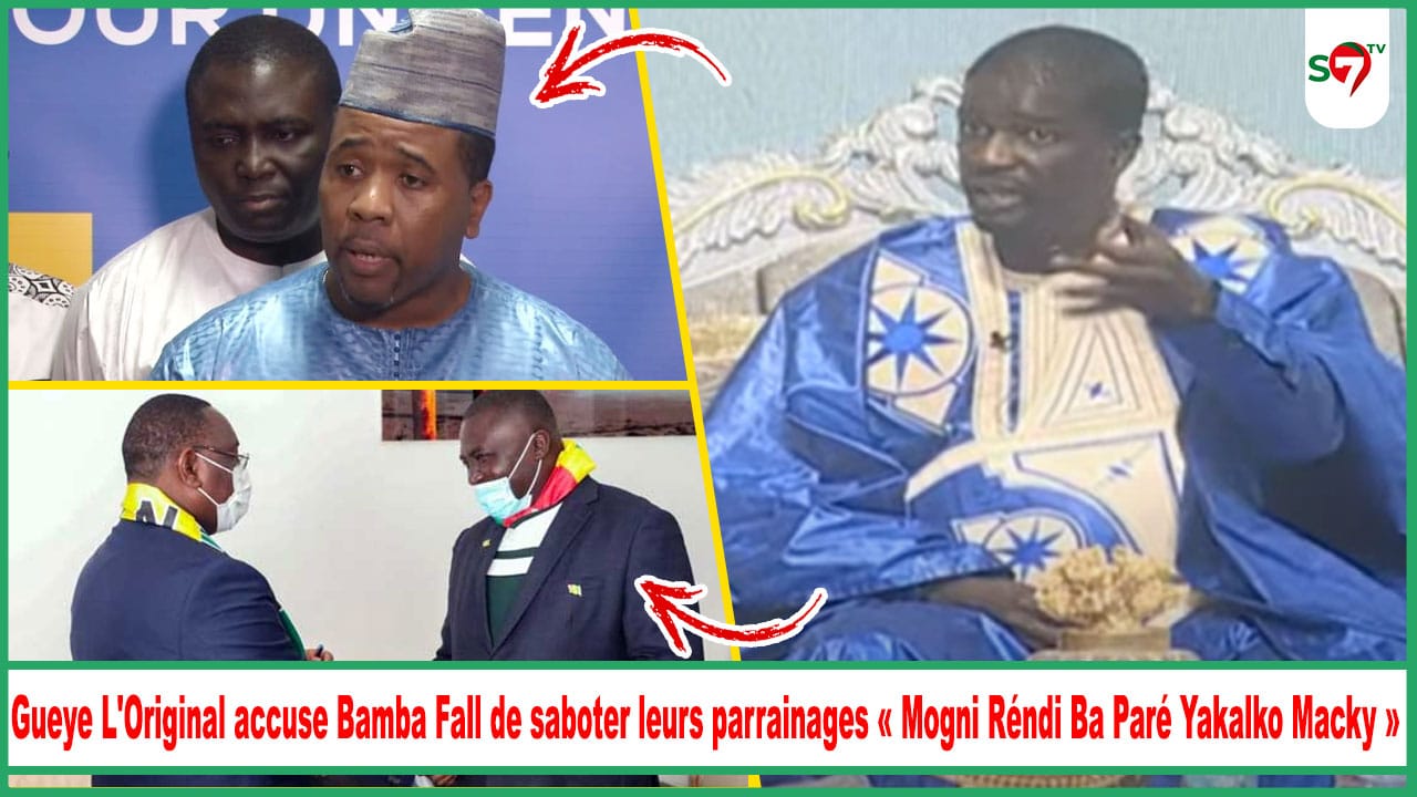 (Vidéo) Gueye L'Original accuse Bamba Fall de saboter leurs parrainages "Mogni Réndi Ba Paré Yakalko Macky..