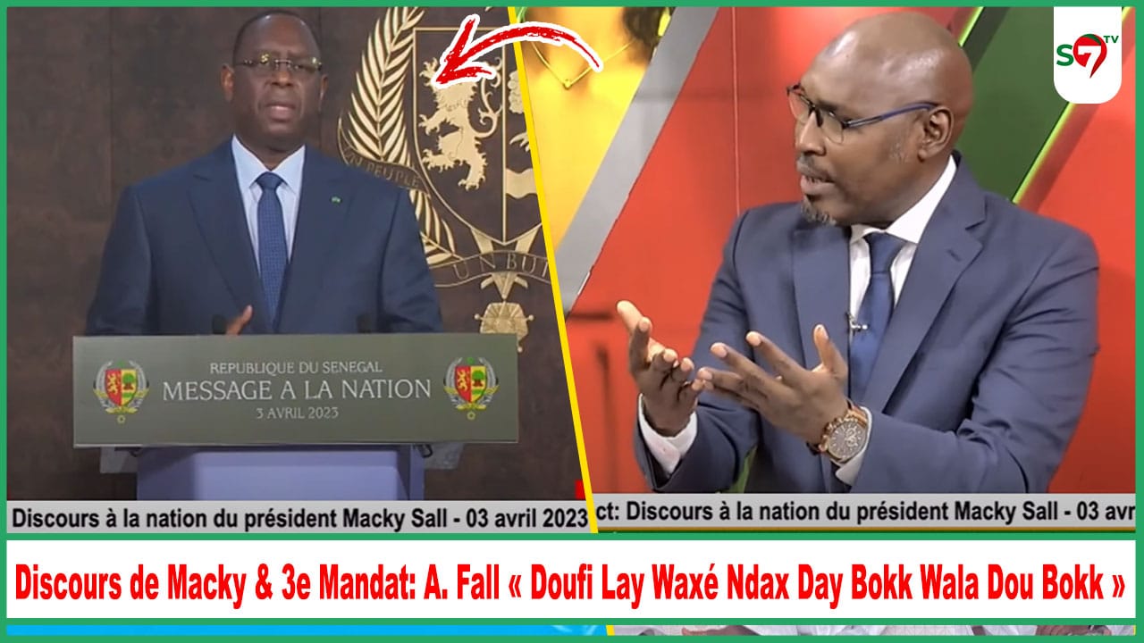 (Vidéo) Discours de Macky & 3e Mandat: Adama Fall "Doufi Lay Waxé Ndax Day Bokk Wala Dou Bokk"