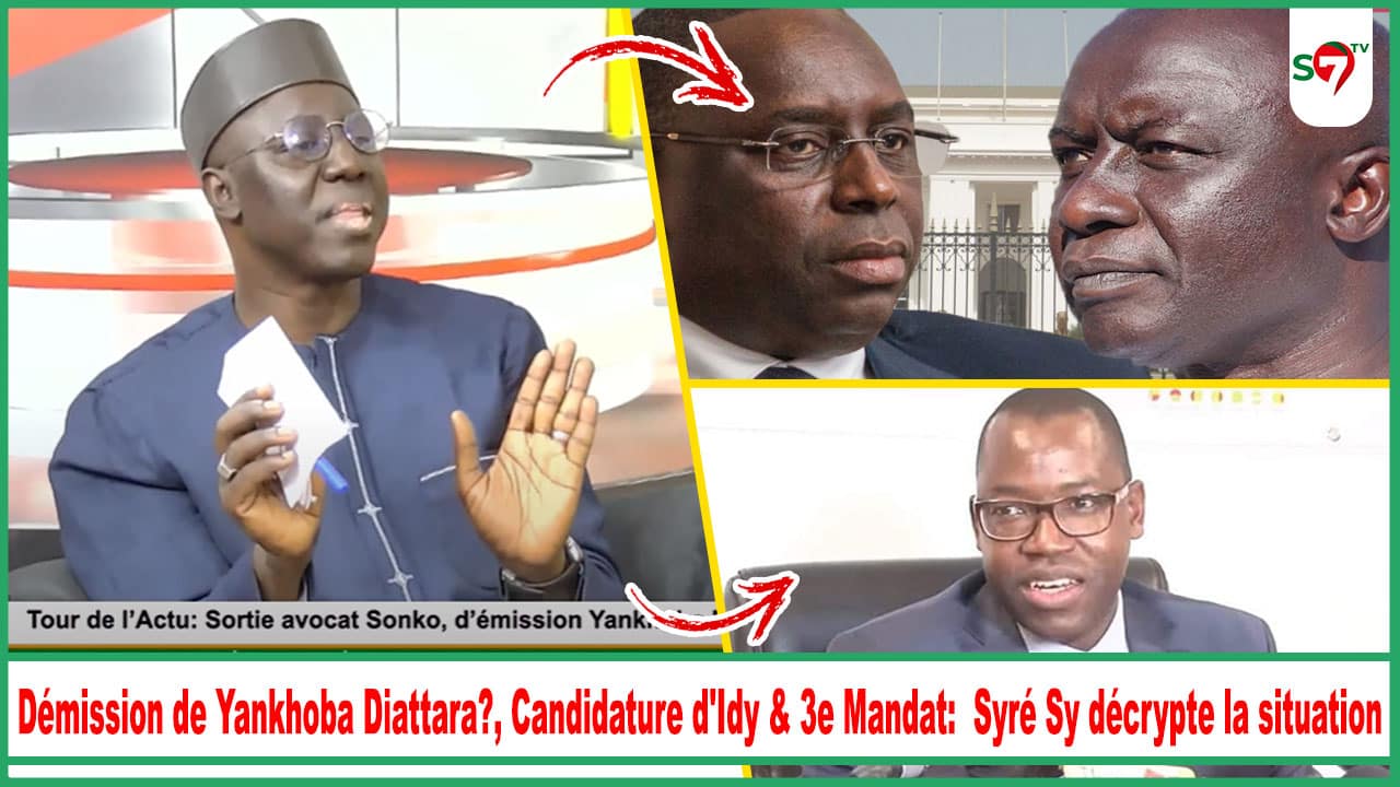 (Vidéo) Démission de Yankhoba Diattara?, Candidature d'Idy & 3e Mandat: Siré Sy décrypte la situation