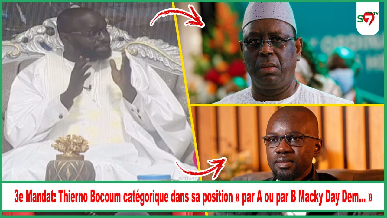 (Vidéo) 3e Mandat: Thierno Bocoum catégorique dans sa position « par A ou par B Macky Day Dem... »