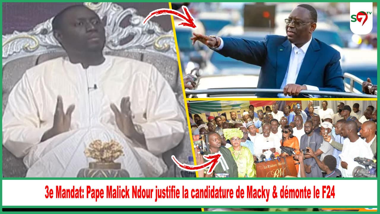 (Vidéo) 3e Mandat: Pape Malick Ndour justifie la candidature de Macky & démonte le F24