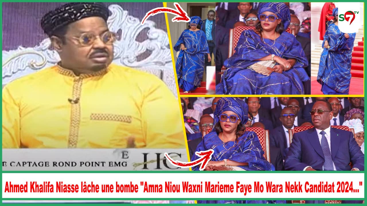 (Vidéo) Ahmed Khalifa Niasse lâche une bombe "Amna Niou Waxni Marieme Faye Sall Mo Wara Nekk Candidat 2024..."