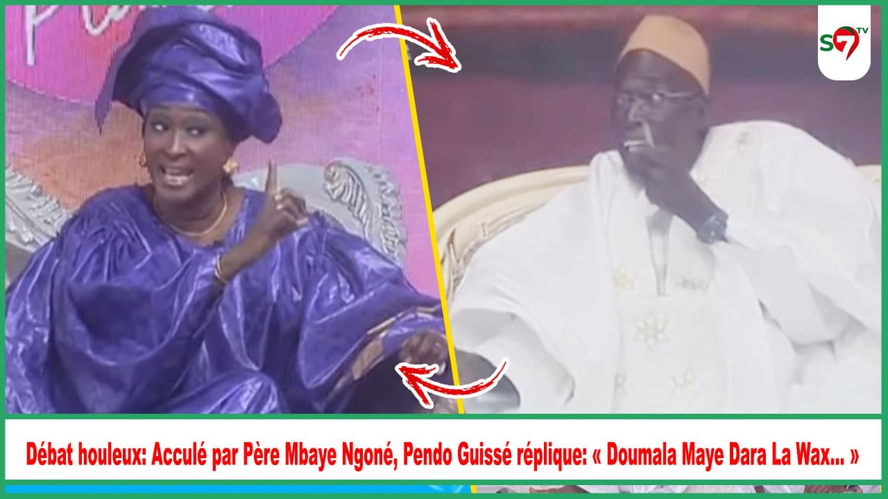 (Vidéo) Débat houleux: Acculé par Père Mbaye Ngoné, Pendo Guissé réplique: "Doumala Maye Dara La Wax..."