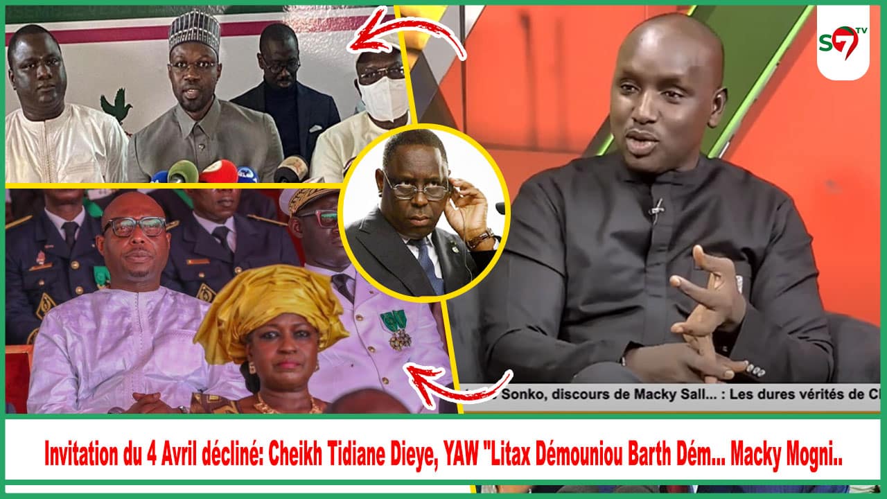 (Vidéo) Invitation du 4 Avril décliné: Cheikh Tidiane Dieye, YAW "Litax Démouniou Barth Dém... Macky Mogni..