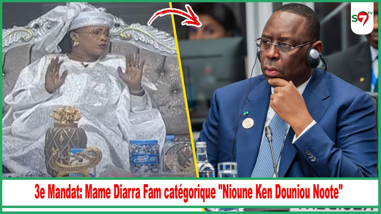 (Vidéo) 3e Mandat: Mame Diarra Fam catégorique "Nioune Ken Douniou Noote"