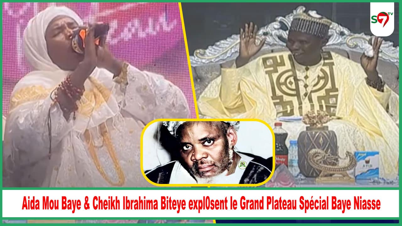 (Vidéo) Aida Mou Baye & Cheikh Ibrahima Biteye expl0sent le Grand Plateau Spécial Baye Niasse