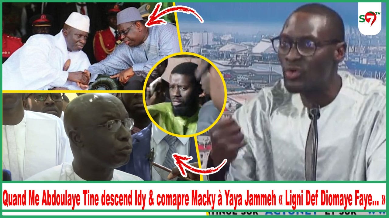 (Vidéo) Quand Me Abdoulaye Tine descend Idy & comapre Macky à Yaya Jammeh « Ligni Def Diomaye Faye... »