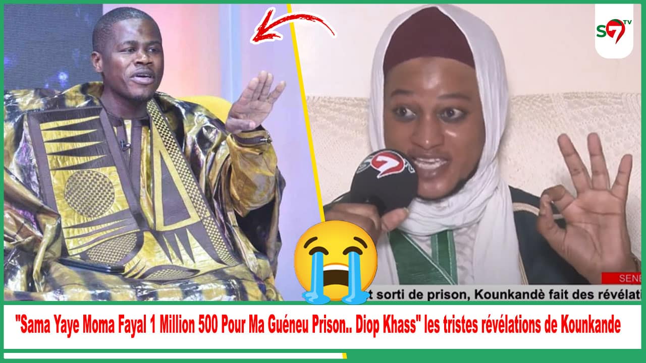 (Vidéo) "Sama Yaye Moma Fayal 1 Million 500 Pour Ma Guéneu Prison.. Diop Khass" les tristes révélations de Kounkande