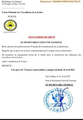 Justice : les travailleurs ne décolèrent toujours pas