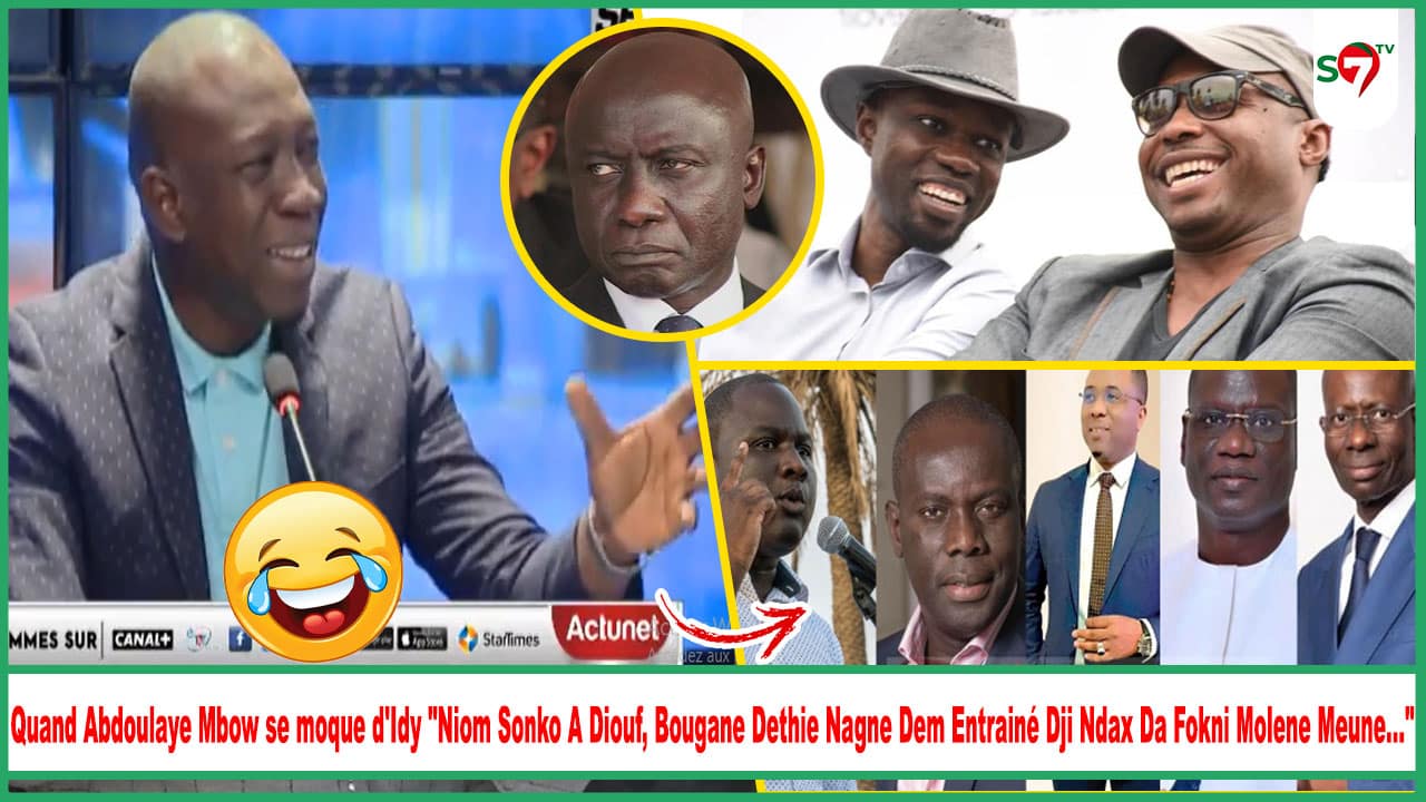 (Vidéo) Quand Abdoulaye Mbow se moque d'Idy "Niom Sonko A Diouf, Bougane Dethie Nagne Dem Entrainé Dji Ndax Da Fokni Molene Meune..."
