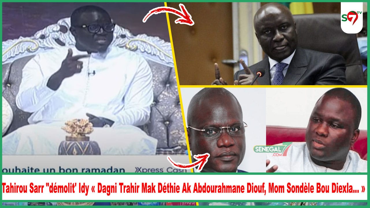 (Vidéo) Tahirou Sarr "démolit' Idy "Dagni Trahir Mak Déthie Ak Abdourahmane Diouf, Mom Sondèle Bou Diexla Ci Souf La Dieum..."