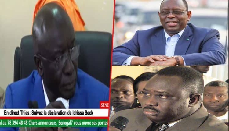Vidéo-Idrissa Seck déclare sa candidature et invalide celle de Macky : "Pr Serigne Diop m'a dit qu'il n'en a pas le droit"