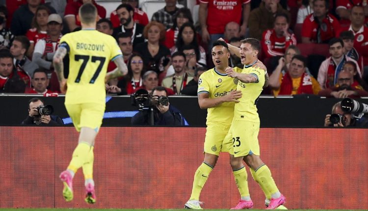 Ligue des Champions : l’Inter surprend Benfica (2-0)