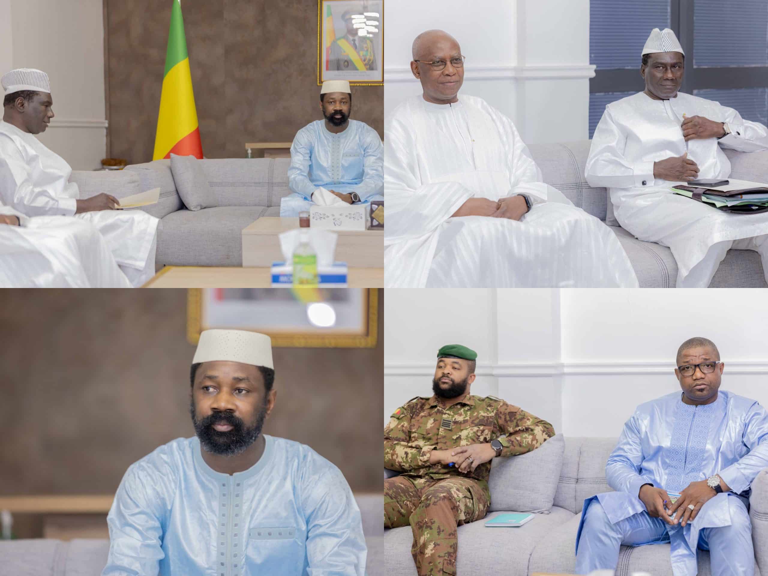 Décès du père d'Assimi Goïta : Le Chef de la junte militaire a reçu une délégation ministérielle du Sénégal