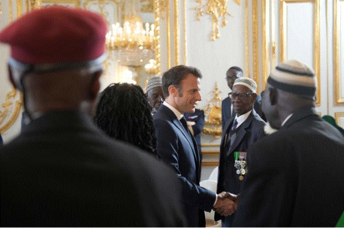 Paris : Les 9 anciens tirailleurs qui s’apprêtent à rentrer au Sénégal reçus à l'Elysée