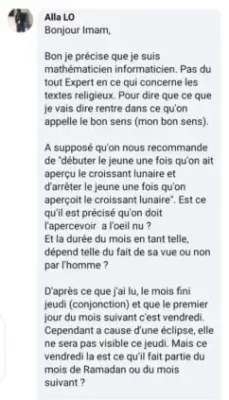 Korité 2023 : Imam Kanté, le nouveau post qui crée un gros débat (Photos)