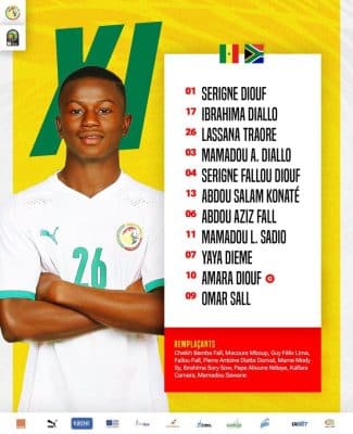 CAN 17 : Le Onze de depart des Lionceaux contre l’Afrique du Sud