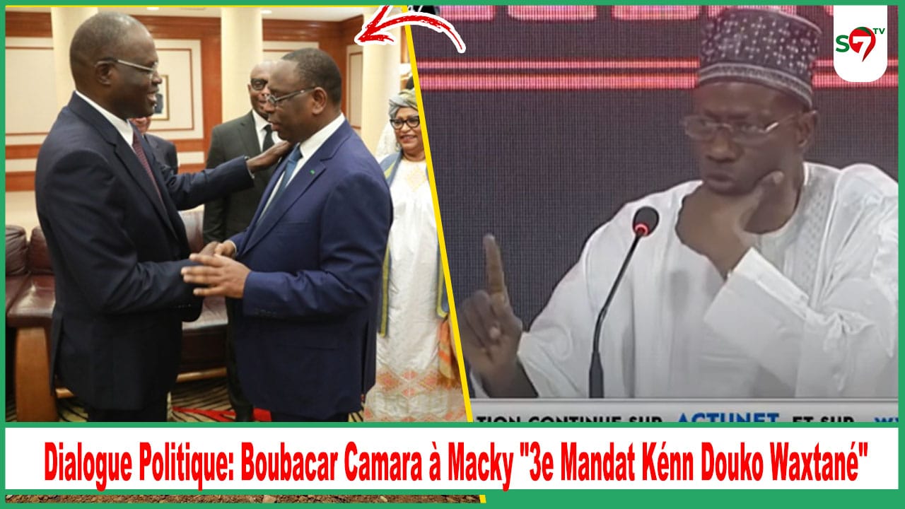 (Vidéo) Dialogue Politique: Boubacar Camara à Macky "3e Mandat Kénn Douko Waxtané"