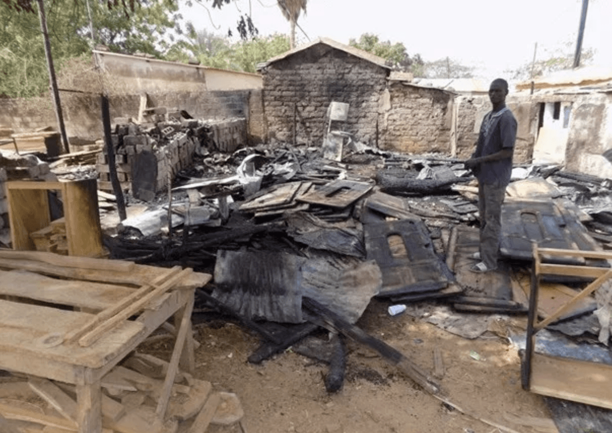 Kolda : Un incendie ravage l'école élémentaire à Goundaga