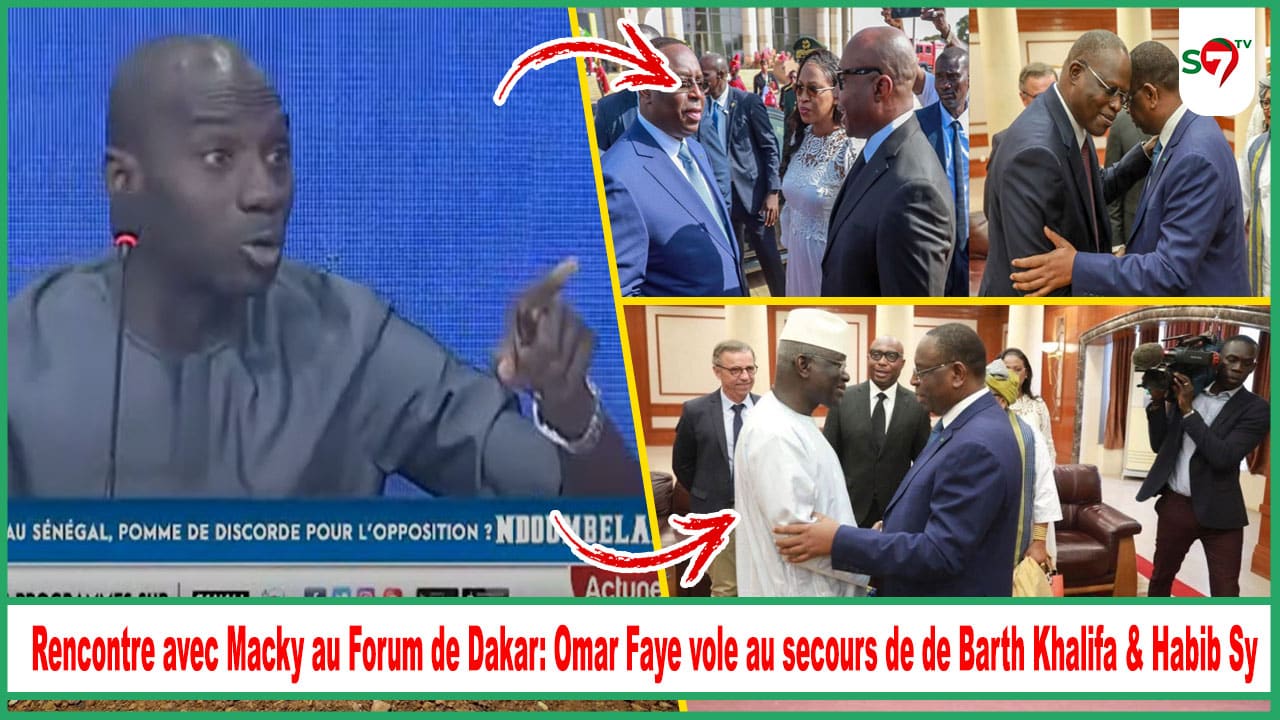(Vidéo) Rencontre avec Macky au Forum de Dakar: Omar Faye vole au secours de de Barth, Khalifa, & Habib Sy
