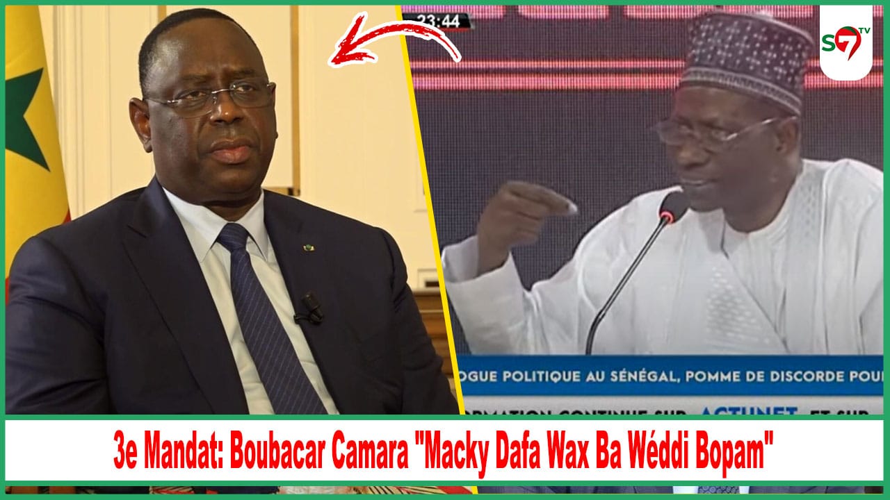 (Vidéo) 3e Mandat: Boubacar Camara "Macky Dafa Wax Ba Wéddi Bopam"
