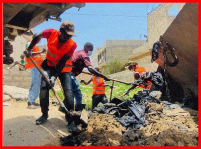 Cleaning day SAISON II à MBAO : le maire Abdou Karim SALL mobilise les Populations
