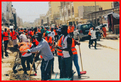 Cleaning day SAISON II à MBAO : le maire Abdou Karim SALL mobilise les Populations