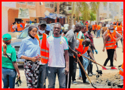 Cleaning day SAISON II à MBAO : le maire Abdou Karim SALL mobilise les Populations