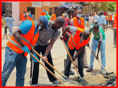 Cleaning day SAISON II à MBAO : le maire Abdou Karim SALL mobilise les Populations